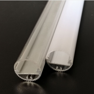 Características e instalación de la carcasa del tubo LED.