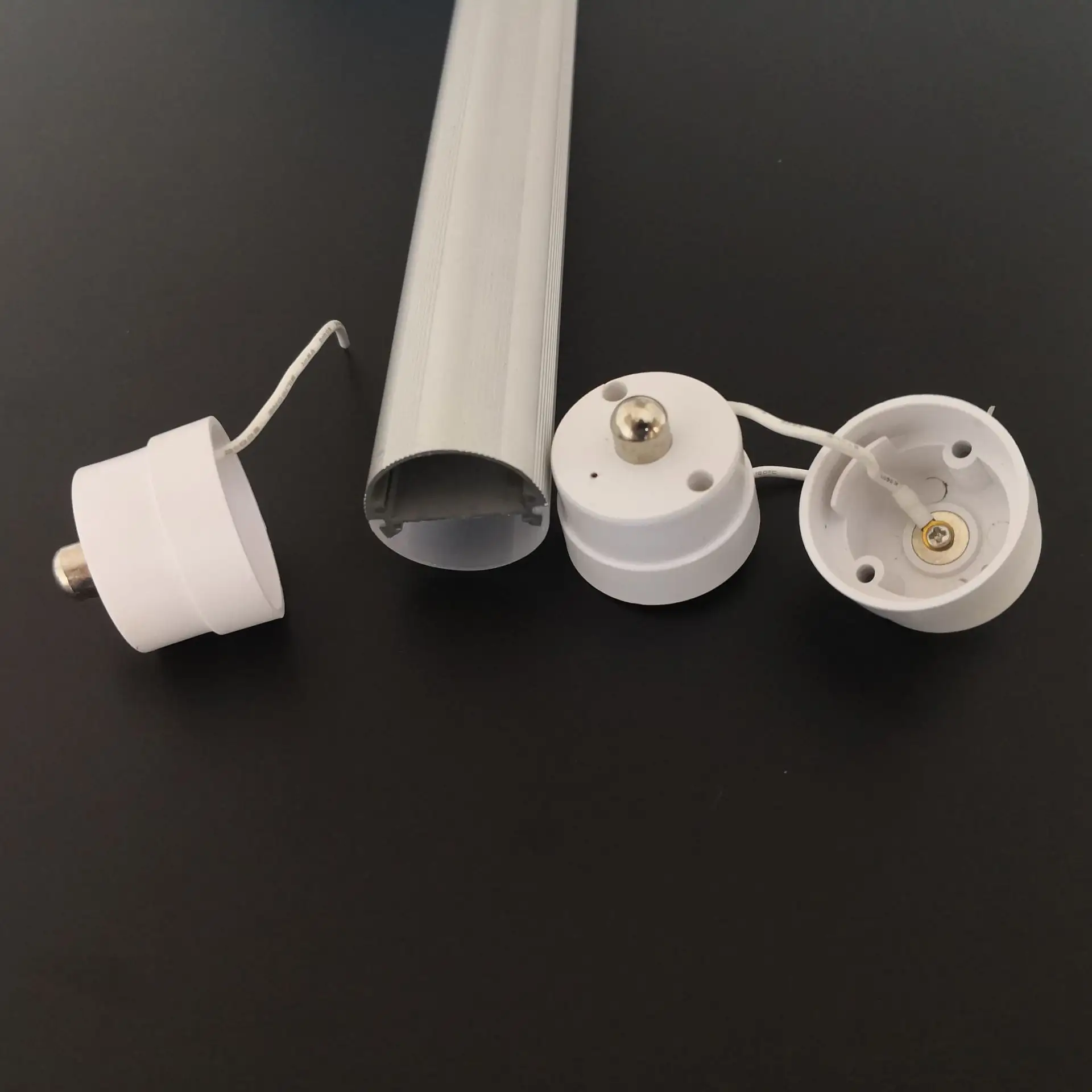 Tapa de extremo de un solo pasador para tubo LED