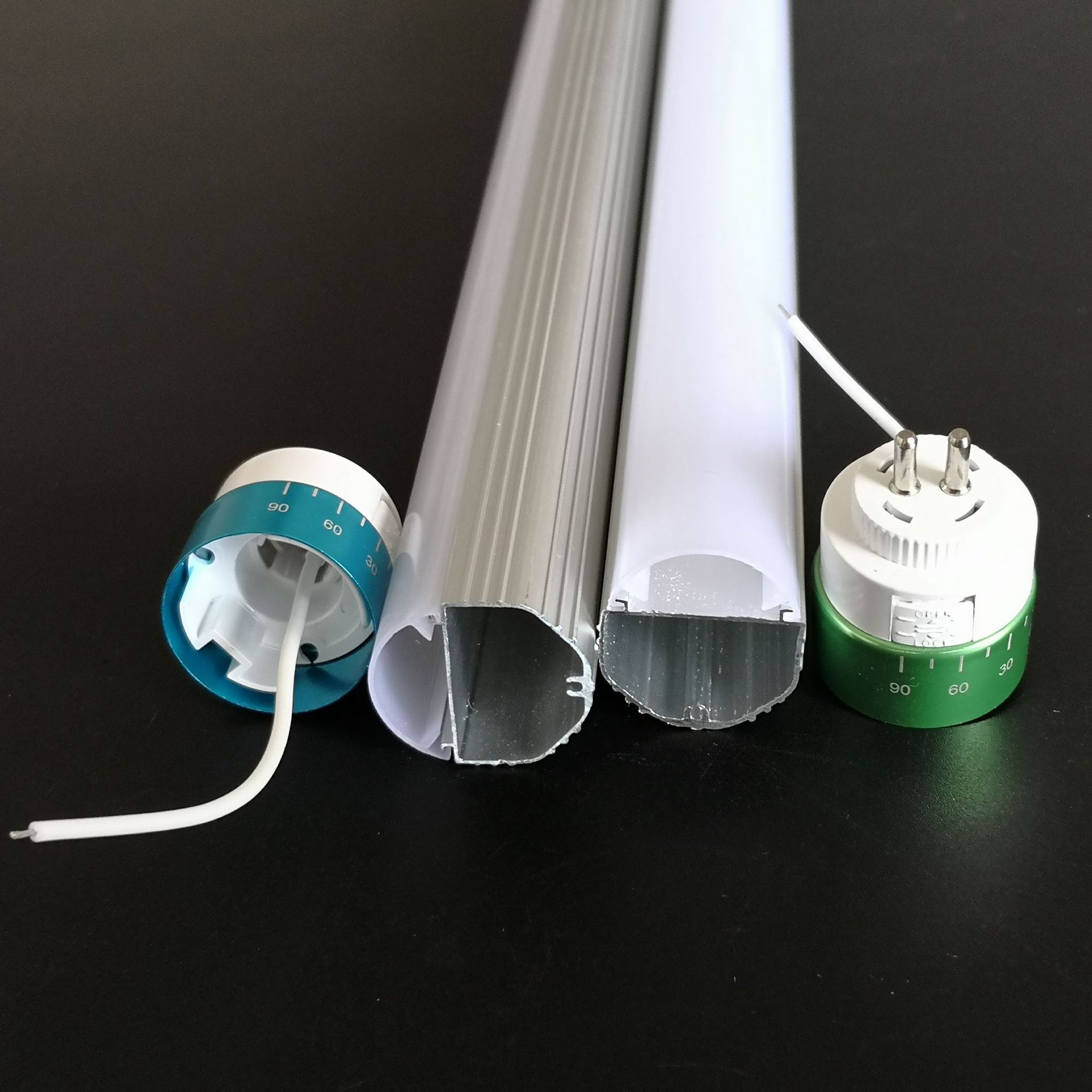 El desarrollo de carcasas de tubos LED