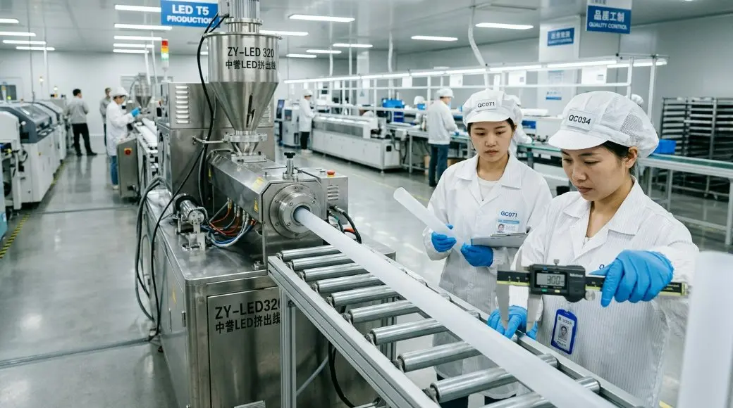 Fábrica de carcasas de tubos LED de primera calidad en China: innovación para 2026, estándares globales y personalización 3D